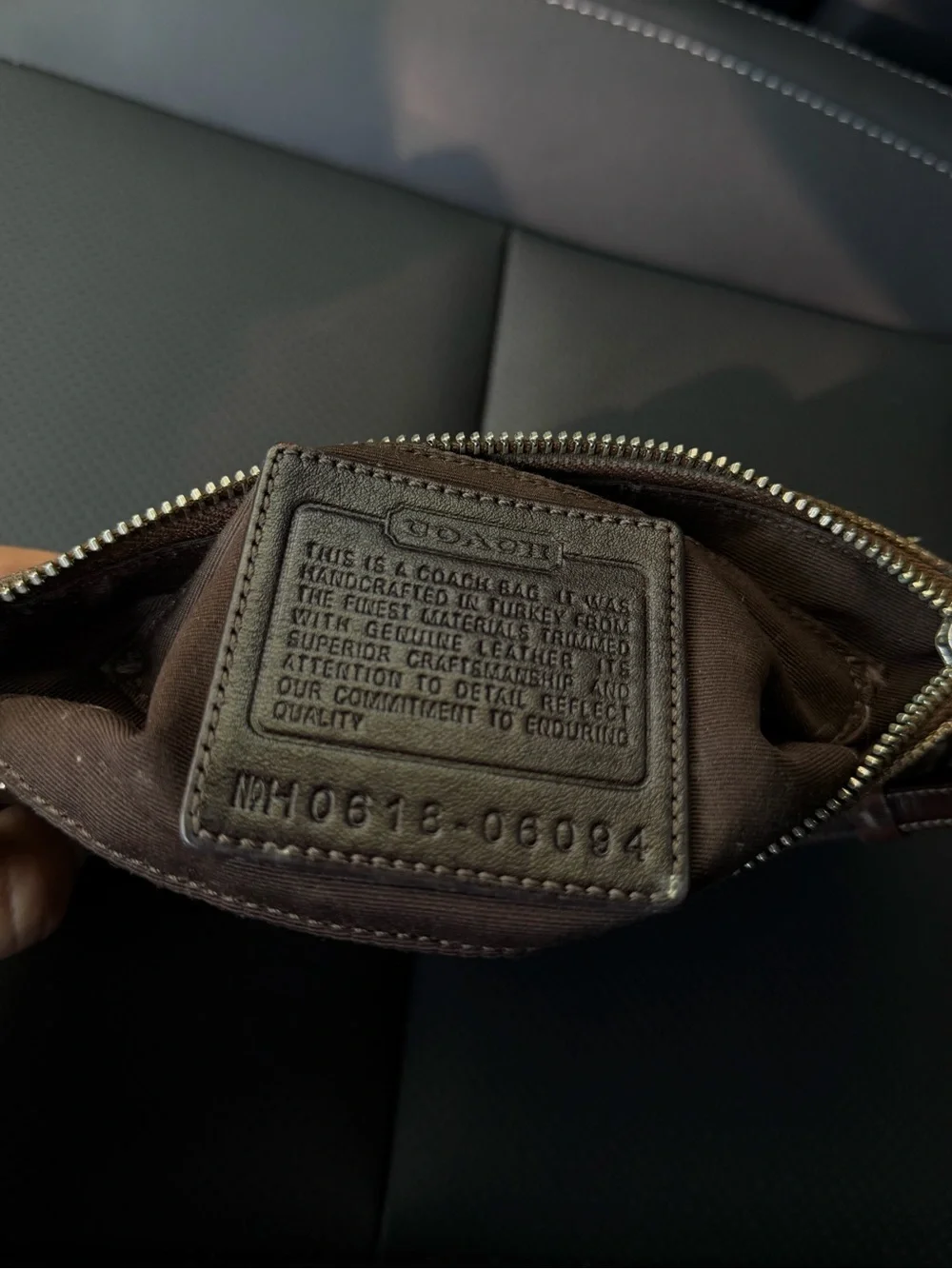 Vintage Coach Brown Signature Soho Mini Baguette Shoulder Bag - Picture 5 of 14